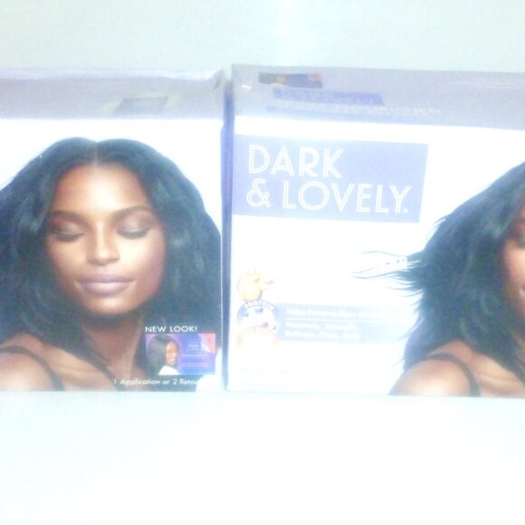 BX75 - 2x Dark & Lovely TRIPLE NOURISHED SILKENING RELAXER Hair Dye - Picture 2 of 6